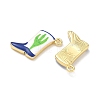 Printed Brass Pendants KK-CBA42CA-10G-02-2