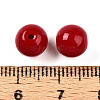 Opaque Solid Color Glass Beads GLAA-N007-8mm-A03-3