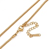 201 Stainless Steel Wheat Chain Necklace for Men Women NJEW-P268-A34-2X5-3