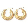 304 Stainless Steel Hoop Earrings for Women EJEW-L296-041G-4