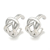 Brass Cuff Earrings EJEW-C104-054P-1