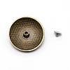 1-Hole Alloy & Turquoise Decorative Rivets LS-PALLOY-WH0092-09J-AB-2