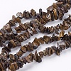 Natural Tiger Eye Stone Bead Strands G-R192-19-1