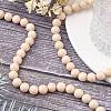 Natural Fossil Beads Strands LS-G-E110-8mm-2-5