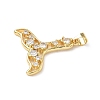 Brass Micro Pave Cubic Zirconia Pendants KK-D426-07G-2