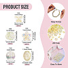 100Pcs 5 Styles Electroplate Glass Beads EGLA-TA0013-37-5