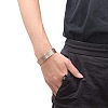 Tree of Life Pattern Alloy Magnetic Cuff Bangles for Men FS-WG37AAB-01-5
