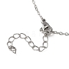 1.5MM Brass Cable Chain Necklace Making NJEW-A071-14P-3