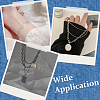 2Pcs Brass Micro Pave Clear Cubic Zirconia Chain Extender KK-BBC0013-58-6