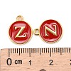 Golden Plated Alloy Enamel Charms ENAM-S118-03Z-3