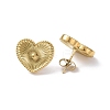 Ion Plating(IP) 304 Stainless Steel Stud Earring for Women EJEW-I285-19G-2