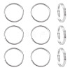 925 Sterling Silver Split Jump Rings STER-TA0001-48A-1