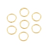 Brass Closed Jump Rings KK-D257-01G-09-1