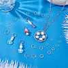 4 Styles Alloy Closed Jump Rings FIND-PH0026-79-2