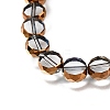 Electroplated Transparent Glass Beads Strands GL-CBA98F0-06C-06-2