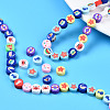 Handmade Polymer Clay Beads Strands CLAY-T020-04-7