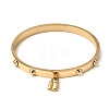 304 Stainless Steel Charm Bangles BJEW-H644-12G-4