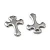 Tarnish Resistant 201 Stainless Steel Tiny Cross Charms STAS-F139-025P-3