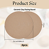 MDF Wood Round Boards TOOL-WH0059-076B-2