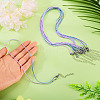 10Pcs Cotton & Metallic Cord Necklace Making NJEW-TAC0056-6