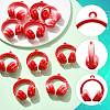 Two Tone Opaque Acrylic Pendants SACR-FZC0001-002E-2