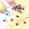 30Pcs Alloy Enamel Charms ENAM-FS0002-68-8