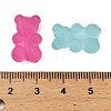 Frosted Transparent Acrylic Beads SACR-F015-02-4