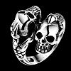 Punk Rock Style 316L Stainless Steel Skull Finger Rings for Men RJEW-BB01205-11AS-2