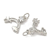 Brass Micro Pave Cubic Zirconia Pendants KK-Z120-30P-2