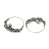 316 Surgical Stainless Steel Hoop Earrings for Women and Men EJEW-D096-22C-AS-2