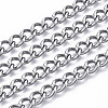 Tarnish Resistant 304 Stainless Steel Curb Chains CHS-N001-07P-1