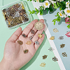 120Pcs 8 Styles Alloy Pendants FIND-PH0023-11-3