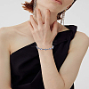 1Pc Alloy Pave Cubic Zirconia Open Cuff Bangles for Women BJEW-LP0003-42A-1