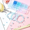 10 Styles Transparent Crackle Acrylic Beads MACR-FS0001-81-8