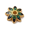 Multi-Petal Alloy Enamel Bead Caps X-FIND-G029-02G-2