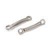 Non-Tarnish 304 Stainless Steel Connector Charms X-STAS-Q323-10P-2