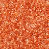 Transparent Inside Colours Glass Seed Beads SEED-A032-04O-3