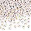 500Pcs Plating Acrylic Beads PACR-TADJ0001-01F-1