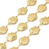 304 Stainless Steel Shell Shape Link Chains CHS-C021-02B-G-1