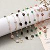 Nuggets Natural Gemstone Beaded Necklaces NJEW-JN03188-5