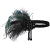 Alloy & Rhinestone & Feathers & Polyester Headbands OHAR-WH20011-14B-7