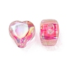 UV Plating Rainbow Iridescent Acrylic Beads LS-OACR-F004-05D-2