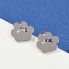 Tarnish Resistant 304 Stainless Steel Stud Earrings X-EJEW-E254-01P-3