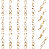 20 Sets Brass Hook and S-Hook Clasps KK-FH0003-02-1