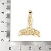 Brass Micro Pave Cubic Zirconia Pendants KK-D426-07G-3