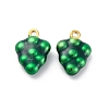 304 Stainless Steel Enamel Pendants STAS-B085-40G-01-1
