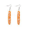 Resin Food Model Dangle Earrings PW-WGD1124-02-1