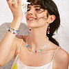 14Pcs 7 Colors Handmade Lampwork Beads LAMP-TA0001-89-10