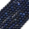16 inch Grade A Round Dyed Natural Lapis Lazuli Beads Strand GSR6mmC123-2