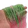 Transparent Painted Glass Beads Strands X1-DGLA-A034-T2mm-A18-2